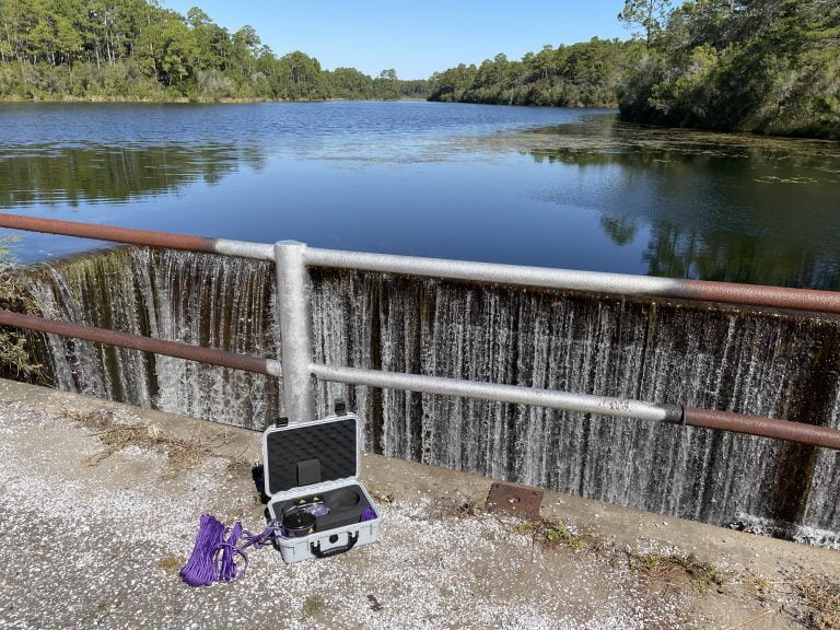 A magnet fishing location in Florida